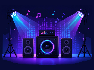 سیستم صوتی هوشمند و رقص نور